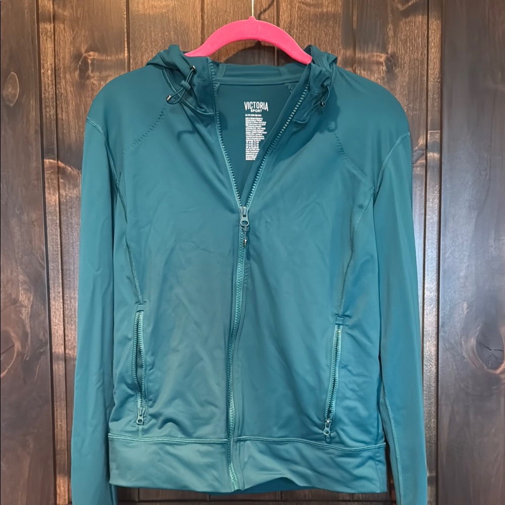 Victoria's Secret Teal Full-Zip Jacket